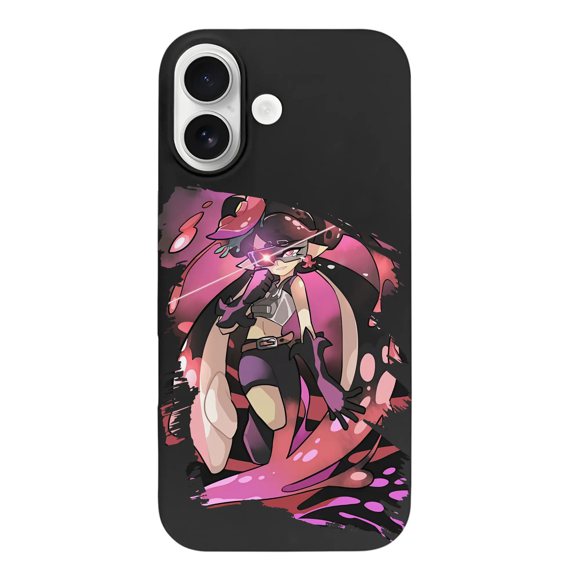 スプラトゥーン グッズ,シオカラーズ アオリ - iPhone 17 シリーズ シリコンケース 薄型 耐衝撃 指紋防止 ソフトタッチカバー 精密フィット 傷防止 保護ケース iPhone 17/17 Air/17 Pro/17 Pro Max 対応